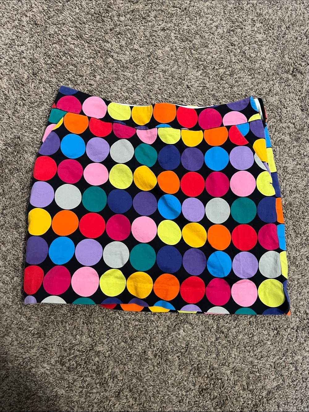 Loudmouth Multicolor Polka Dot Skort with Black Built-in Shorts